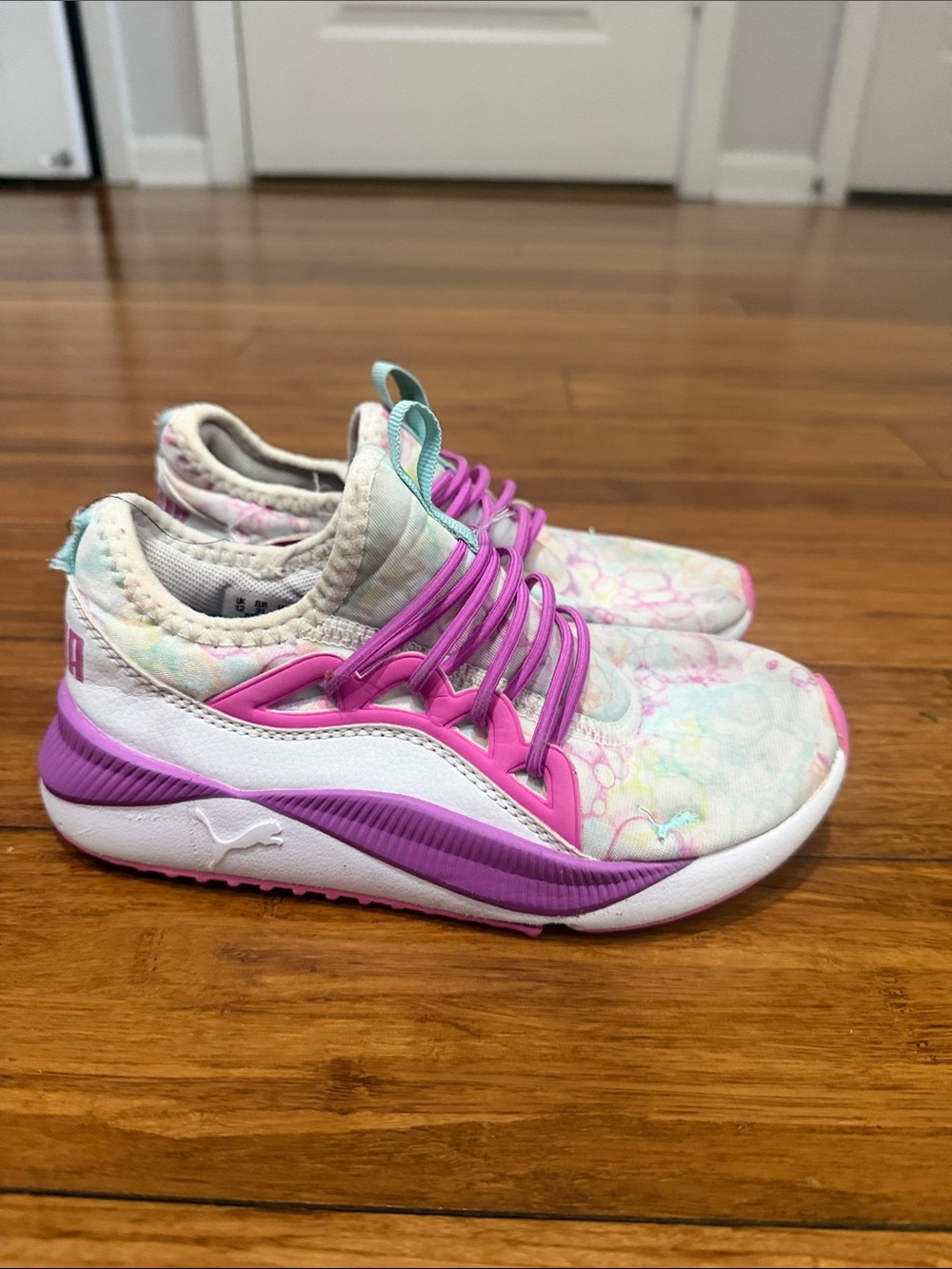 Puma little girls Pacer Future Allure Casual Sneakers from Finish Line size 13